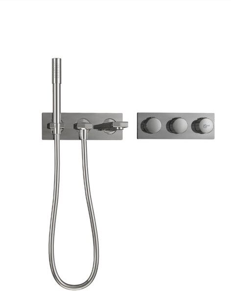 Ideal Standard Wannenkombination A1559AA mit Wandauslauf, verchromt