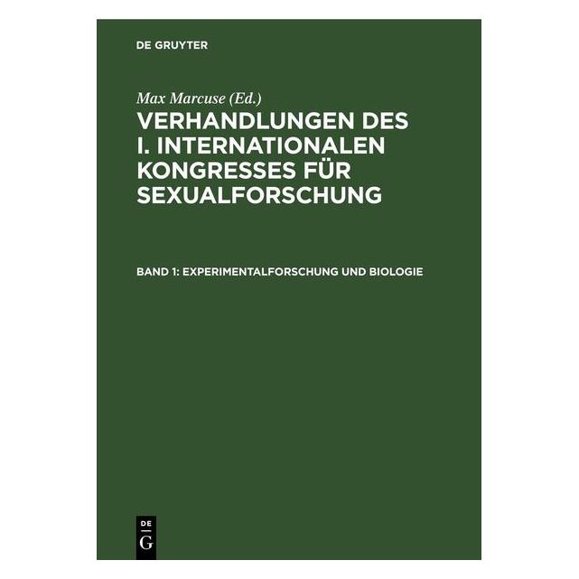 De Gruyter Experimentalforschung und Biologie (67792105)