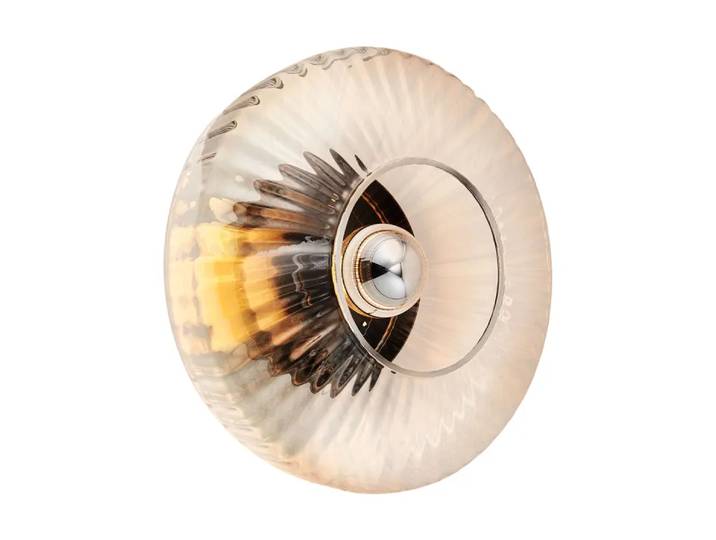 Design By Us New Wave Optic Wandleuchte XL Clear