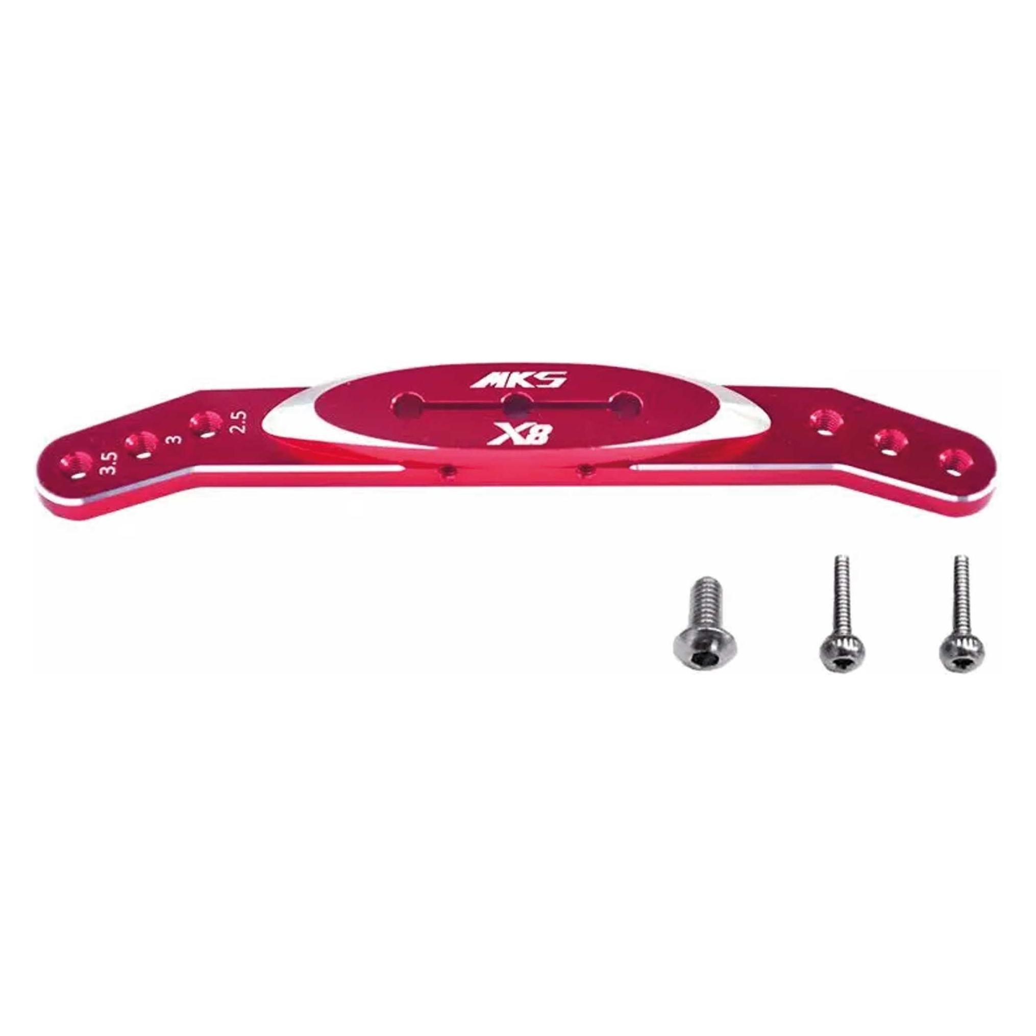 Mks Servohorn Set Metall zweiseitig abgewinkelt M3 - L 2.5/3/3.5 in - HBL8X0, HBL380 (O0002015-12)
