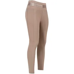 euro-star Damen Winter Reitleggings ESImpress Full Grip Umbra beige, Größe: 38