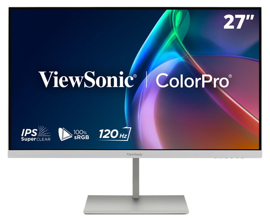Viewsonic VP Series VP2766-2K-W, 68,6 cm (27"), 2560 x 1440 Pixel, Quad HD, LED, 5 ms, Weiß, Silber