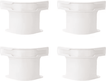 Inspire Curations Heavy Duty Bed Sheet Grippers Adjustable Corner Tightener Clips For Mattress Protectors white 4pcs
