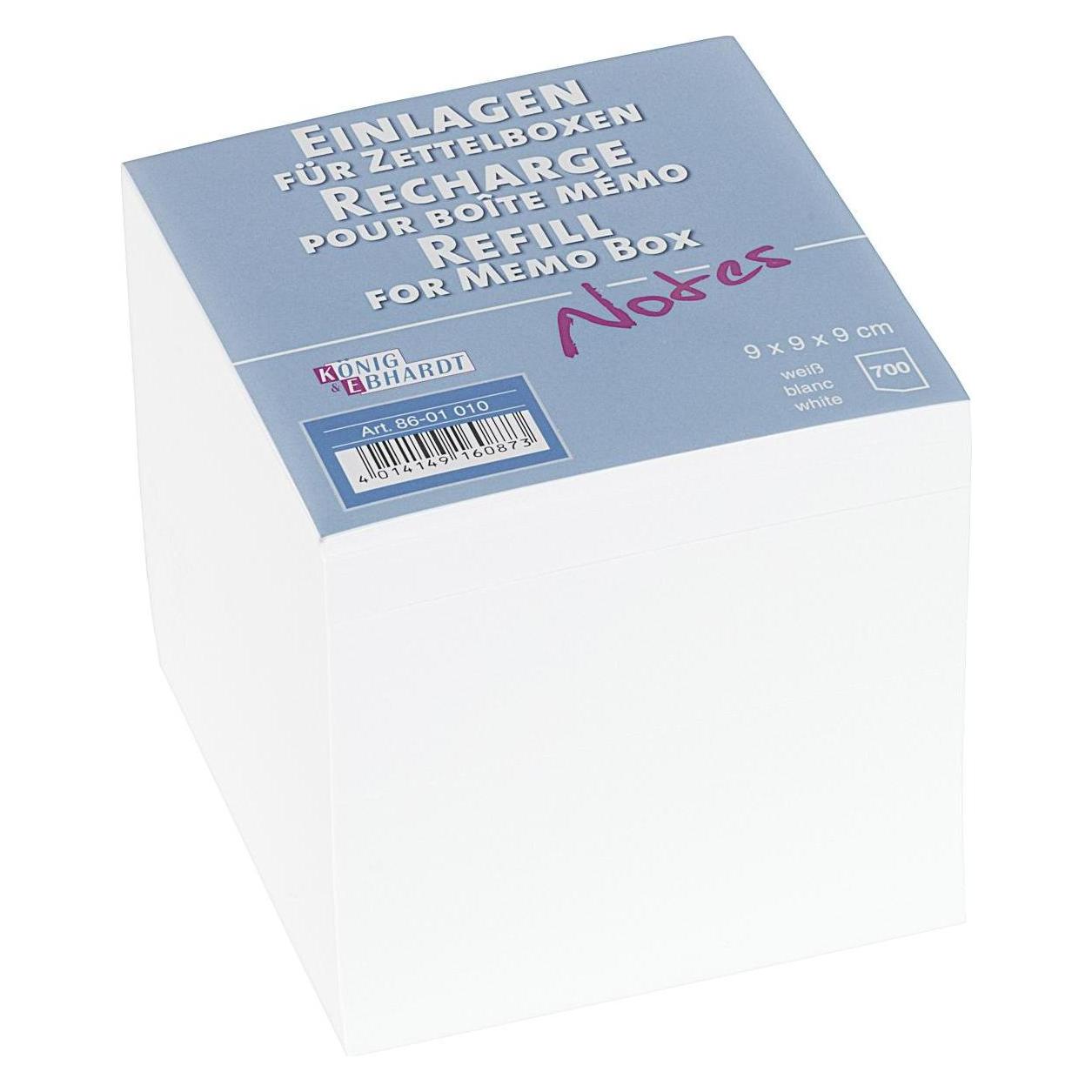 König & Ebhardt Zettelbox Einlagen (90 x 90 mm) (8601010)