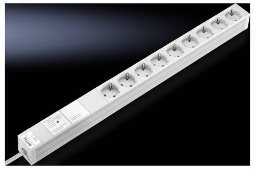 Rittal DK 7240.330 Steckdosenleiste 9-fach Aluminium 1 St.