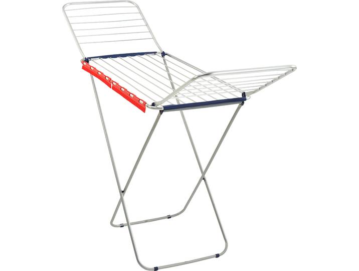 Wäscheständer LEIFHEIT Siena 200 Aluminium , silber (silberfarben), B:187cm H:118cm T:55cm, Aluminium, Kunststoff, Wäscheständer, Wäscheständer