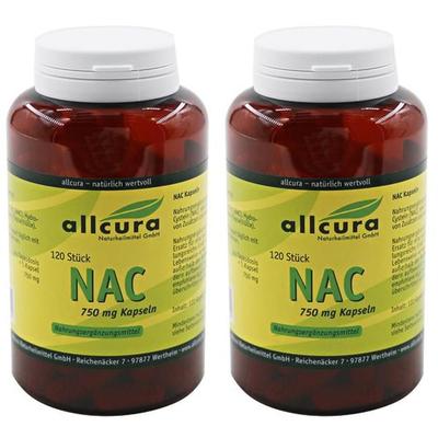 NAC 750 mg Kapseln 2x 2x120 St