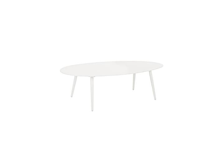 Hochwertiger Outdoor Couchtisch „Ridley“ 120 x 75 cm Weiss Bizzotto