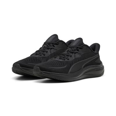 Laufschuh PUMA "SKYROCKET LITE 2", Damen, Gr. 43, silber (puma schwarz, matte silber), Textil, Schuhe Laufschuh, für sportliche Aktivitäten, mit SOFTFOAM+ Innensohle