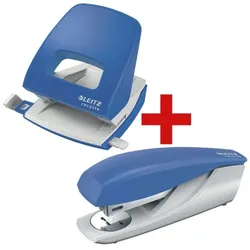 Leitz Locher »5003 NeXXt Recycle« inkl. Tacker / Heftgerät »5604 NeXXt Recycle« blau