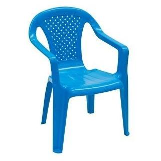 ProGarden Stapelsessel Sedia Baby 38x38x52 cm aus Kunststoff in blau (Kindersessel, Kinderstuhl, Kindertisch) (46205)