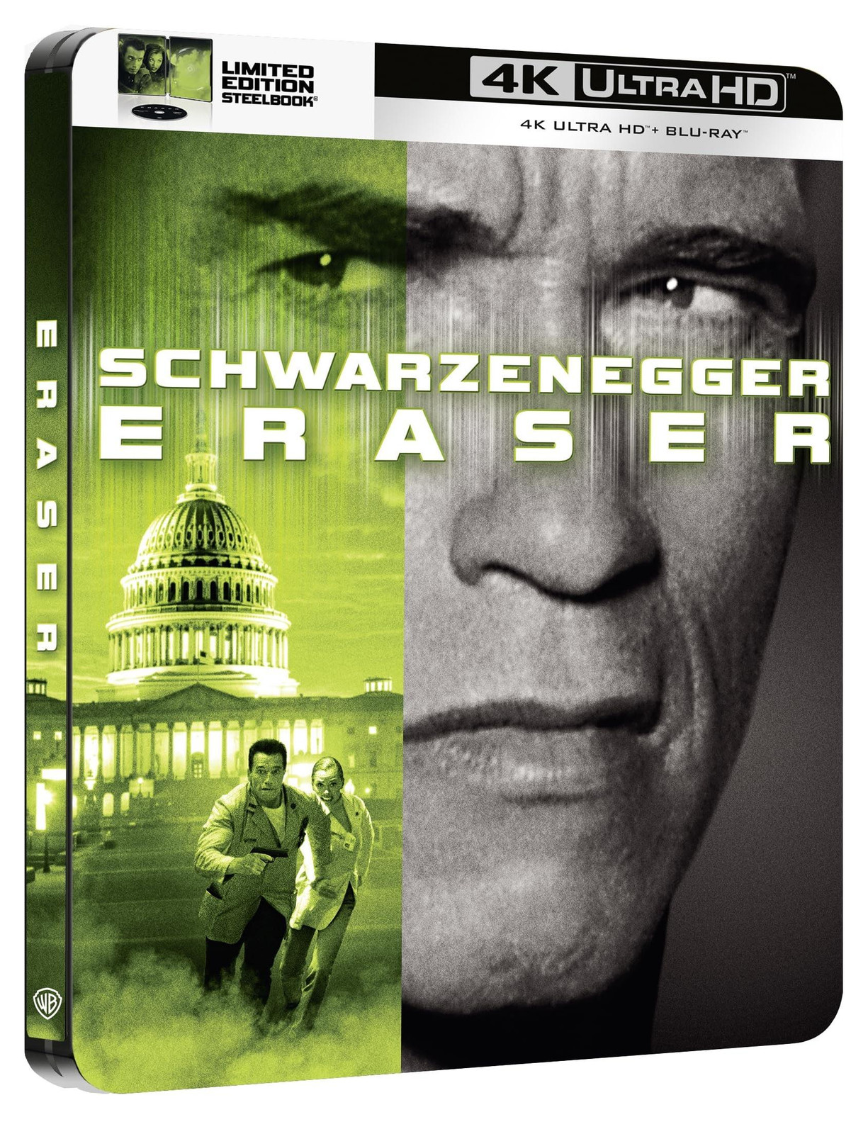 Eraser 4K-UHD Blu-ray Film met Steelbook