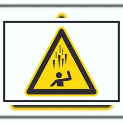 HB-Druck Achtung Eiszapfen Symbol A2 (420x594mm) Schild
