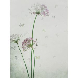 Frank-Flechtwaren Tischläufer Allium, 337603, waschbar, cremeweiß / grün, aus Polyester, 40 x 150 cm