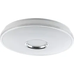 Deckenleuchte Deckenlampe Sternenleuchte Metall, Chrom, IP20, Fernbedienung, dimmbar, Farben fixierbar, 1x LED 60 Watt 4800 Lumen warmweiß bis Tageslicht