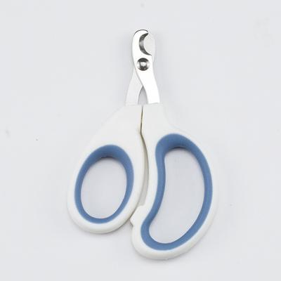 Professional Pet Nail Clippers For Cats & Dogs Beginner Friendly Safe Grooming Nail Trimmer white Dark Blue
