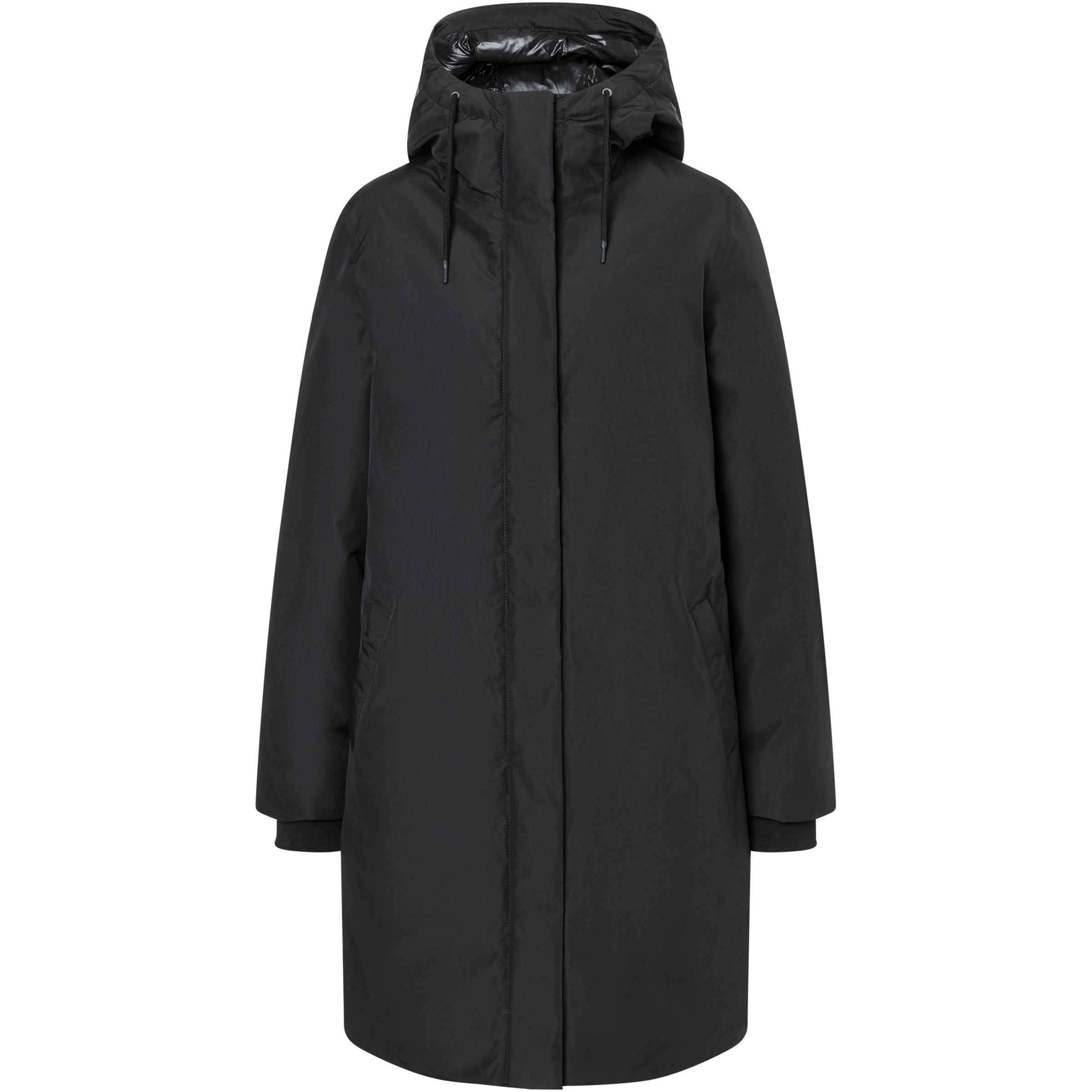 LangerChen Karron Mantel Damen Winterjacke schwarz Größe L Lifestyle Wasserabweisend Wasserabweisend