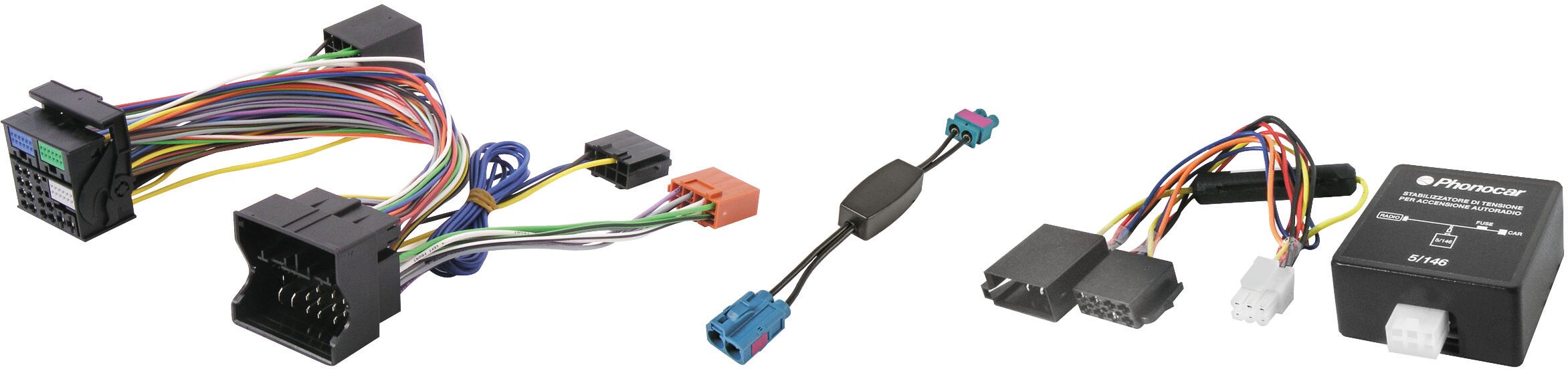 Phonocar Radio/navigationssystem-Kombination Regler Für Fzg. Mit Phantom-Antenne Und 36 Ah Batterie 05151