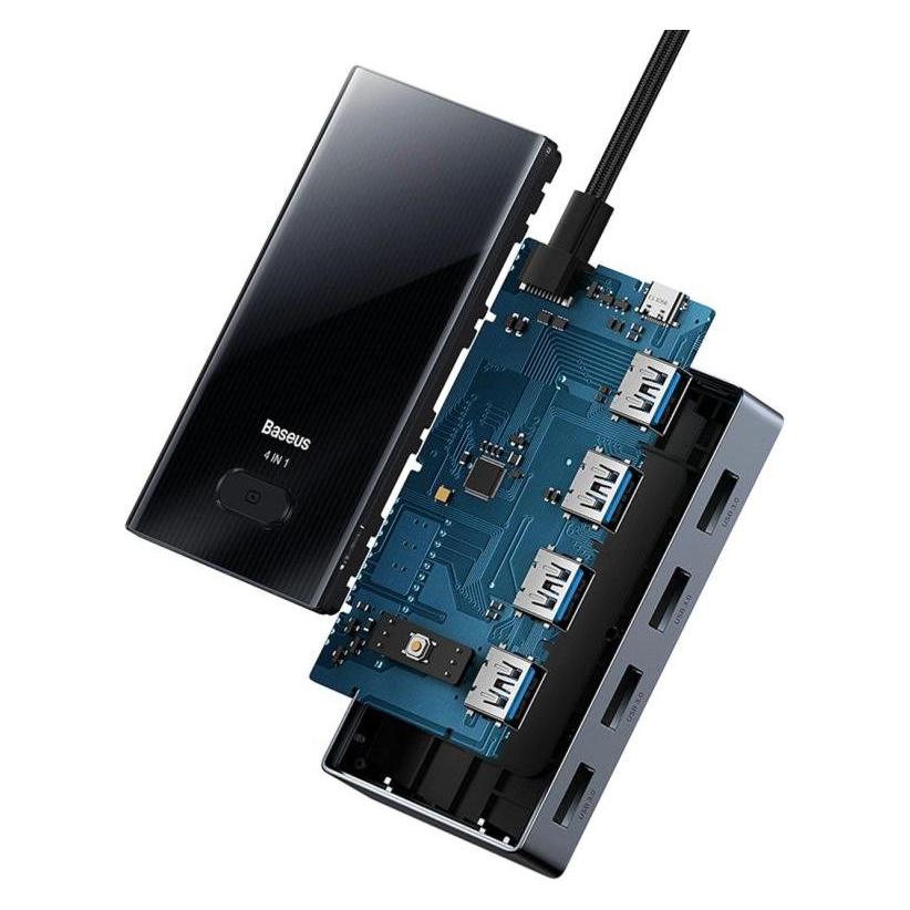 Baseus Focus Series (USB-C, 4 Ports) (WKYY030013)