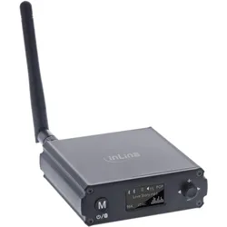 InLine HiFi Audio Receiver (Empfänger), Bluetooth Adapter, Schwarz