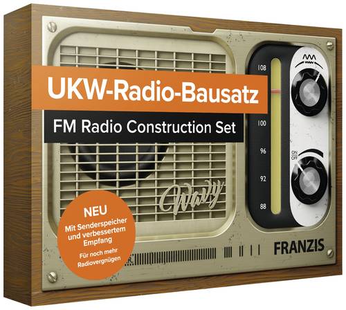 FRANZIS UKW-Radio zum Stecken Retro-Radio ab 14 Jahre