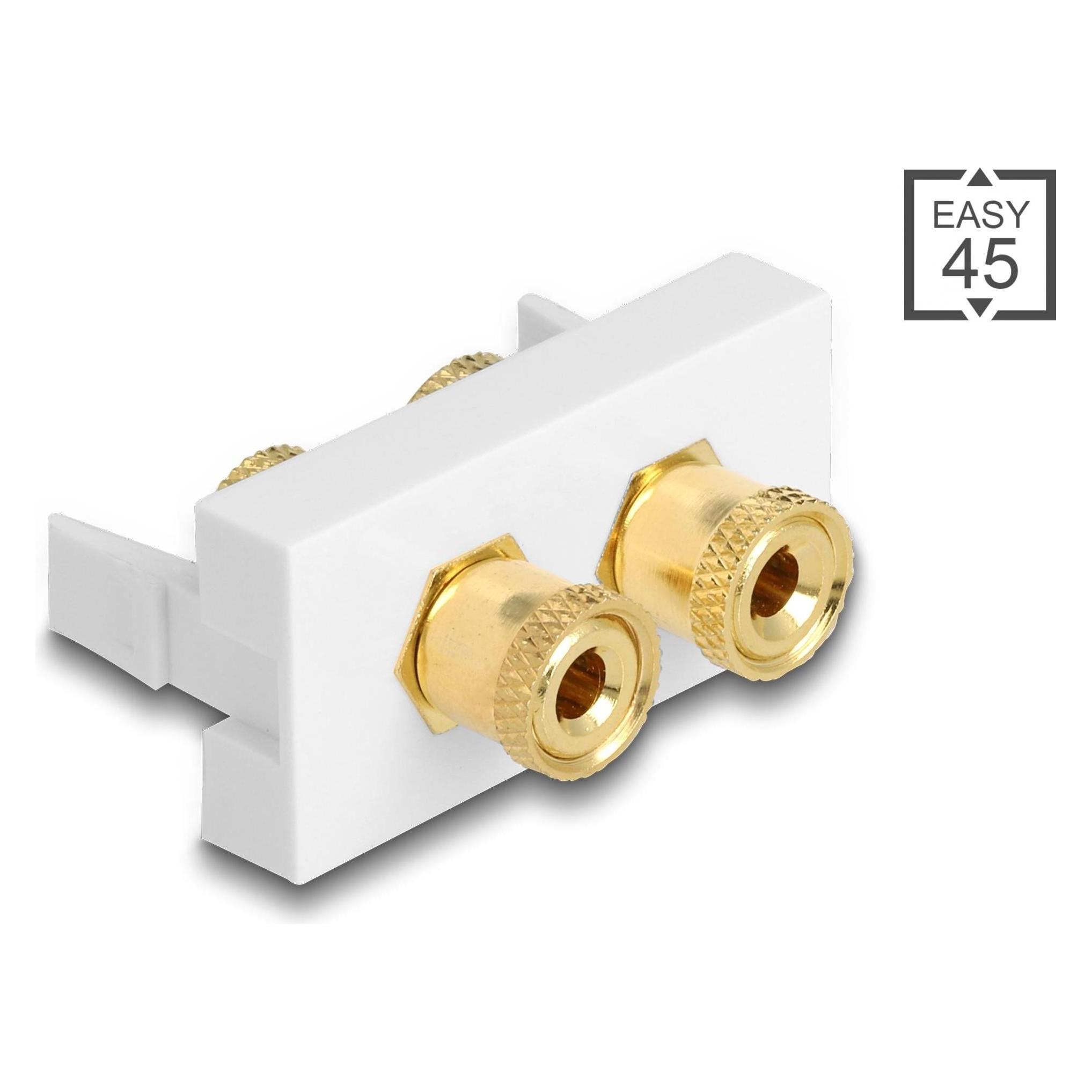Delock Audio-Adapter 22.5x45mm, Optik 2 Spezial - Spezial (Klinkenadapter) (81398)