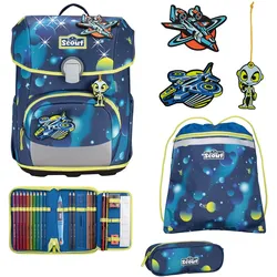 Scout Neo LED Schulranzen-Set 4-teilig, Planets