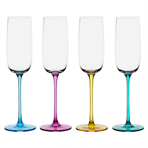 Anton Studios Anton Studio Designs Gala Set Of 4 Champagne Flutes