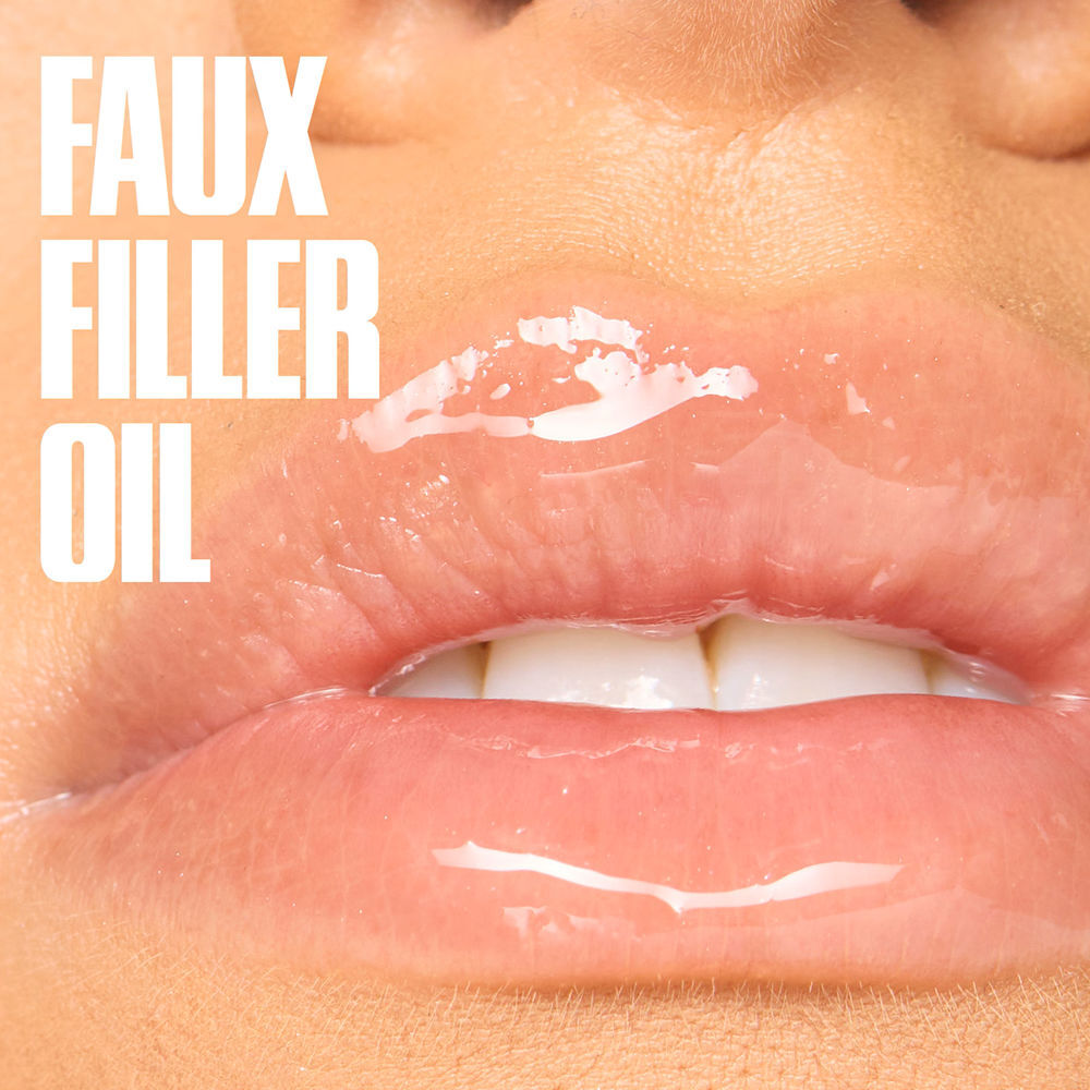 Huda Beauty Faux Filler Jelly Oil lip oil #Juicy Peach