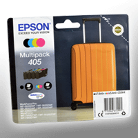 4 Epson Tinten C13T05G640 Multipack KCMY 405