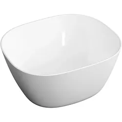 Plural Aufsatzschale hoch rechteckig 45 x 38 x 22 cm CERAFINE Sanitärkeramik Weiß Hochglanz mit Oberflächenveredelung Clean