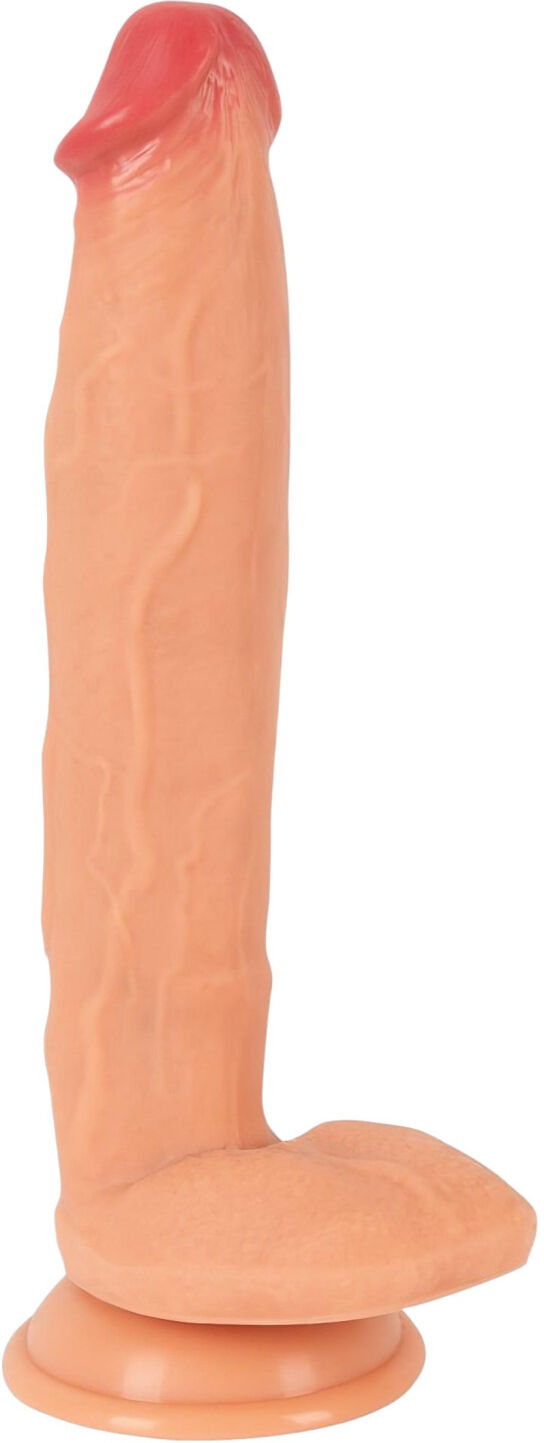 Realistixxx Real Giant - Dildo Med Testikler - Ekstra Stor - Natur