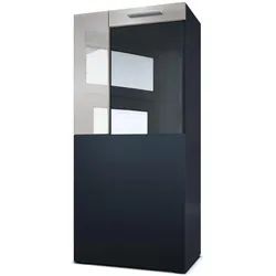 VITRINE Movie Absetzungen in Sandgrau Hochglanz