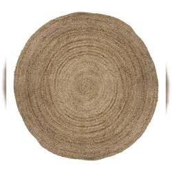 Atmosphera - Runder Jute-Teppich, Ø 120 cm, in Braun