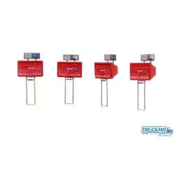 Artitec Fertigmodell Briefkasten rot (4x) 387.476