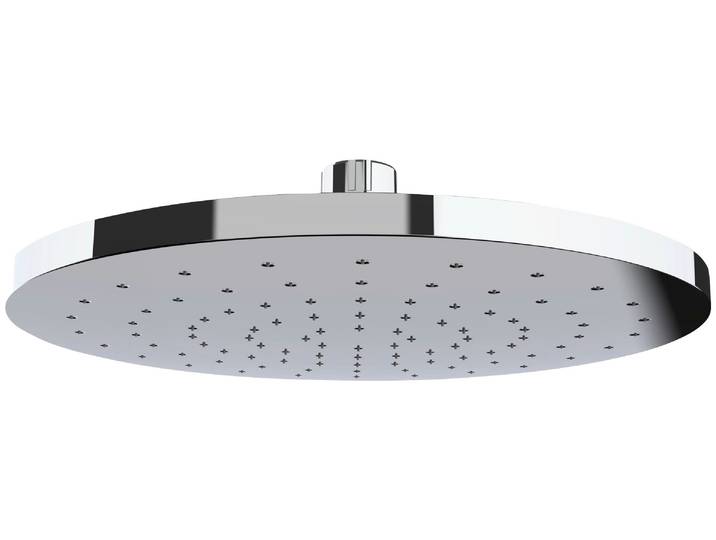 Regenduschkopf WENKO Watersaving System , silber (silberfarben), B:22,5cm T:23,5cm, Duschköpfe, Regenduschkopf, Regenduschkopf Automatic Cleaning, Durchmesser 22,5 cm