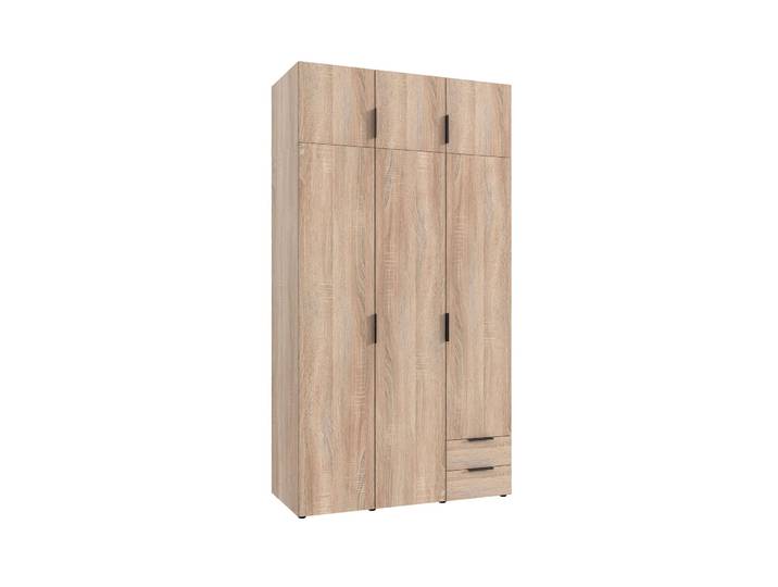 Kleiderschrank Modu eiche Holzwerkstoff B 120 cm