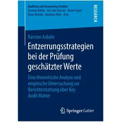 Entzerrungsstrategien bei der Prüfung geschätzter Werte, Fachbücher von Karsten Asbahr