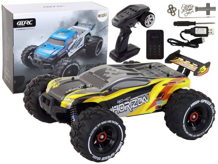 Wisam RC-Auto Rabbits RC Geländewagen, Allradantrieb, Gelb, 2,4 G
