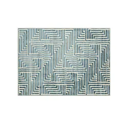 Webteppich  Alina , mehrfarbig , Synthetische Fasern,Jute , Maße (cm): B: 190
