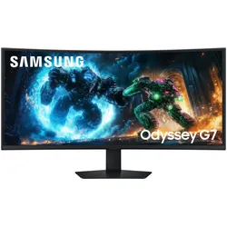 Samsung G75F Computerbildschirm 101,6 cm (40") 5120 x 2160 Pixel WUHD LCD Schwarz