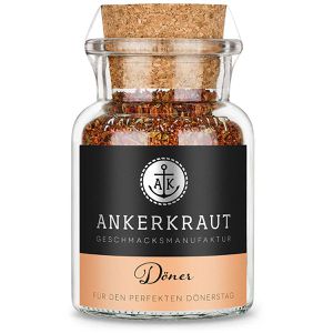 ANKERKRAUT Gewürzmischung Döner, für Fleischgerichte, vegan, im Glas, 90 g