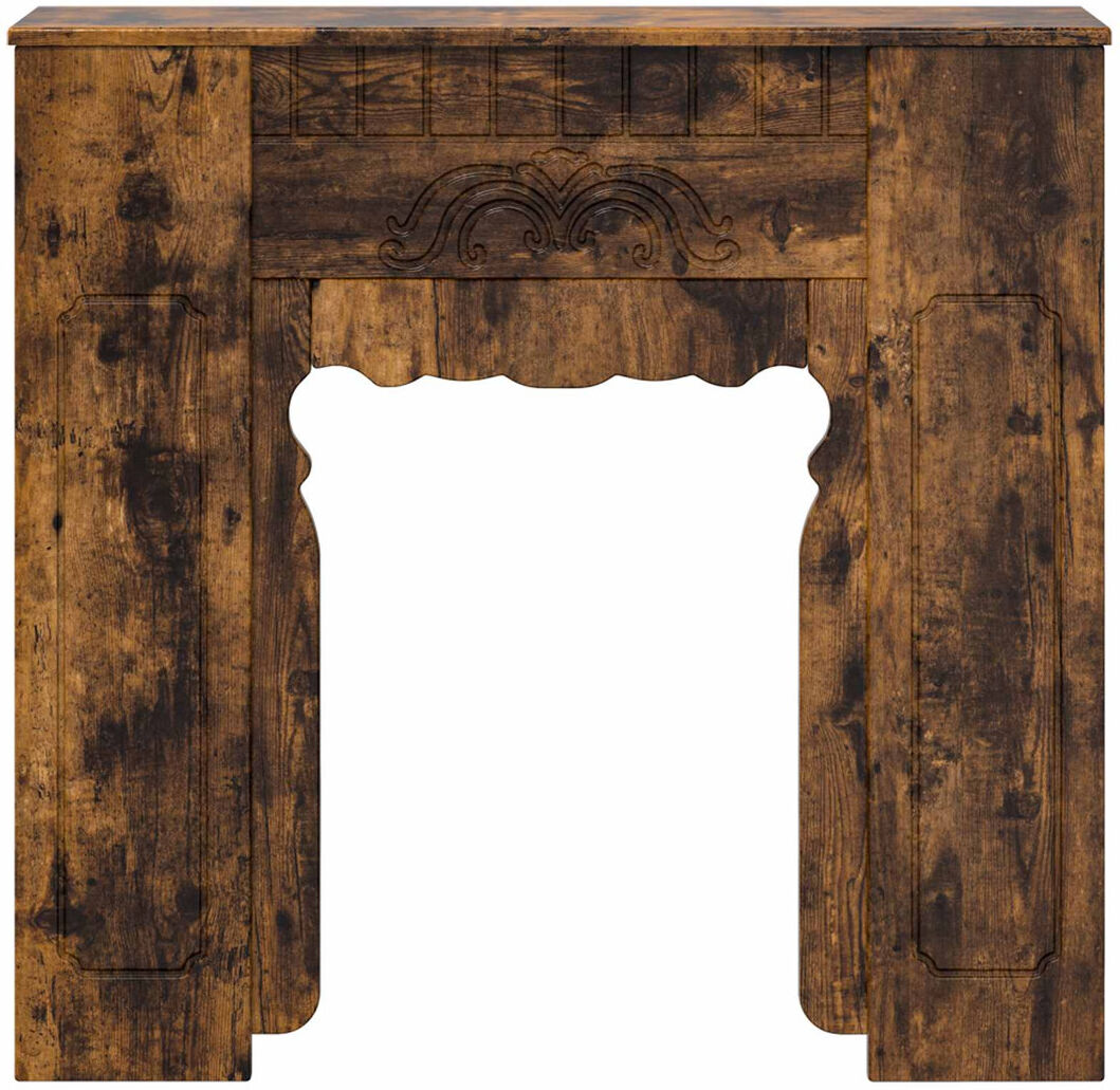 Lily Manor Fireplace Mantel Surround Smoked Oak 89cm H X 93cm W X 20cm D