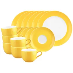 Seltmann Weiden Kaffeeservice Liberty Pure Colors 18-tlg.