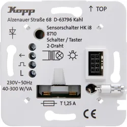 Kopp 871000010 HKi8 - Unterputz-Leistungsteil, Schalter/-taster, 2-Draht