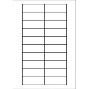 Böttcher-AG Einsteckschilder  für Namensschilder, 200 Stück, 75 x 27mm