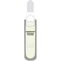 10 Liter Füllung Sauerstoff 2.5