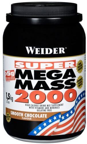 Weider Mega Mass 2000 Chocolate 1.5 kg 1.5 Kg