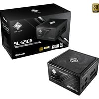 Steel Legend SL-650G, PC-Netzteil schwarz, 2x PCIe, Kabelmanagement, 650 Watt