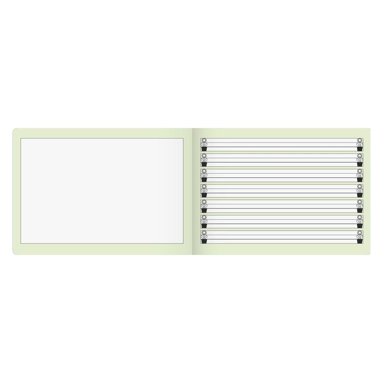 Brunnen Geschichtenheft Lineatur 1G liniert DIN A5 quer ohne Rand, 16 Blatt (A5 quer) (1045990)